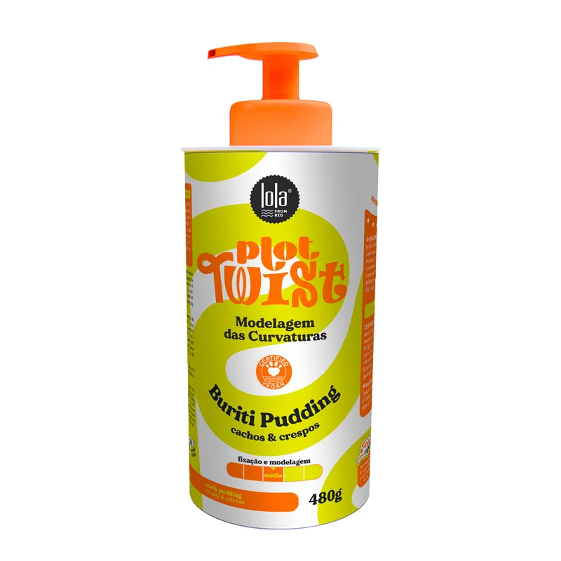Lola From Rio Plot Twist Modelagem Das Curvaturas Buriti Pudding 480gr - crème définition boucles