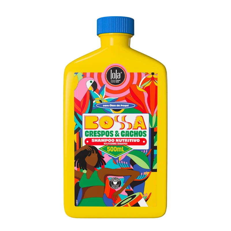Lola From Rio Bossa Crespos & Cachos Shampoo Nutritivo 500ml - shampoing nourrissant anti-frisottis cheveux bouclé