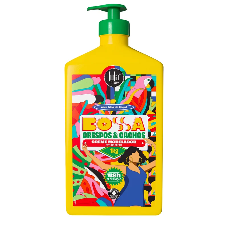 Lola From Rio Bossa Crespos & Cachos Creme Modelador 1000gr - crème modelante cheveux bouclés