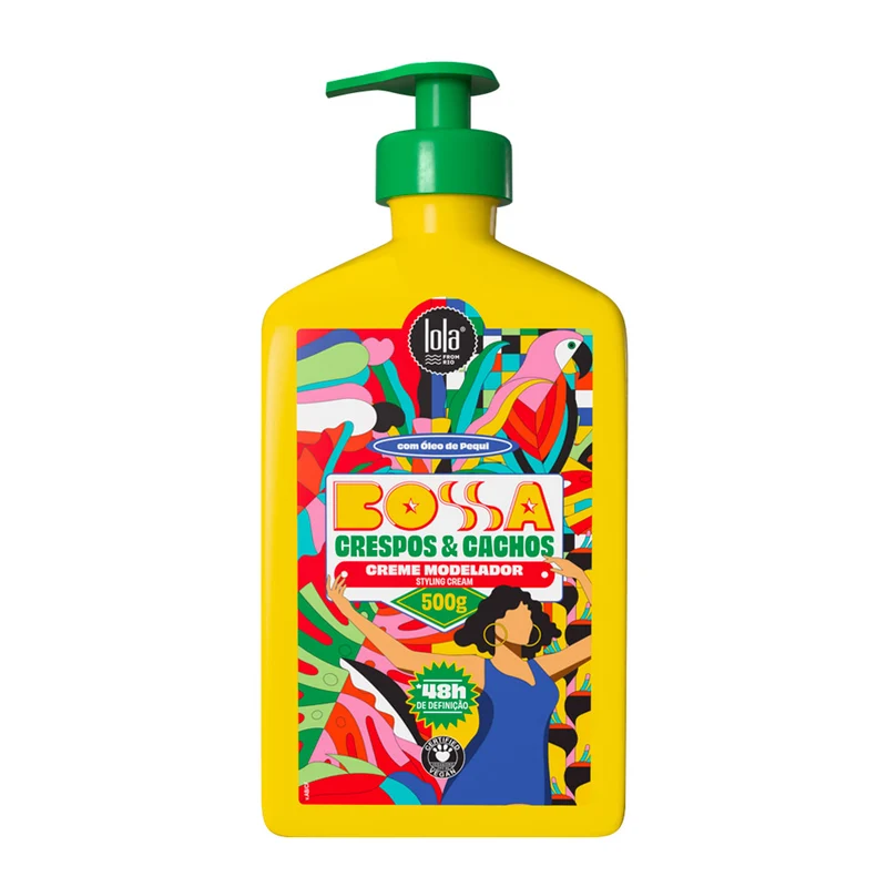 Lola From Rio Bossa Crespos & Cachos Creme Modelador 500gr - crème coiffante cheveux bouclés