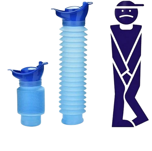 Urinoir Portable Rétractable 750ml – Voiture & Camping