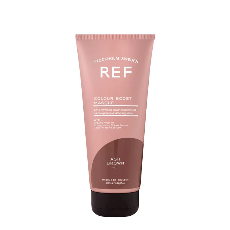 Stockholm Sweden Ref Colour Boost Ash Brown 4.1 200ml - masque tonifiant