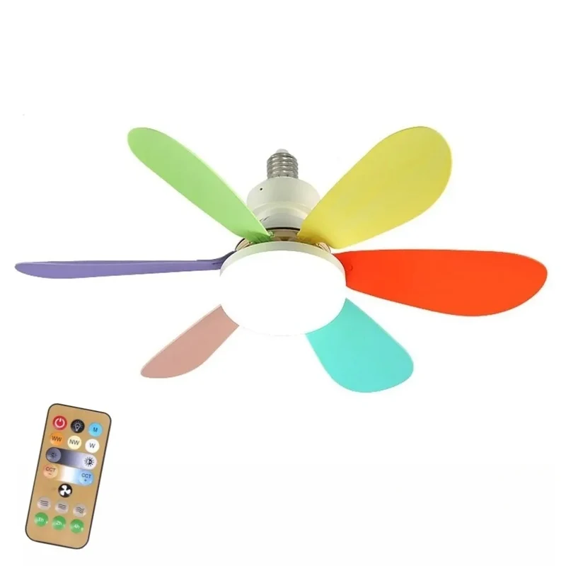 Plafonnier LED 40W avec Ventilateur et Télécommande