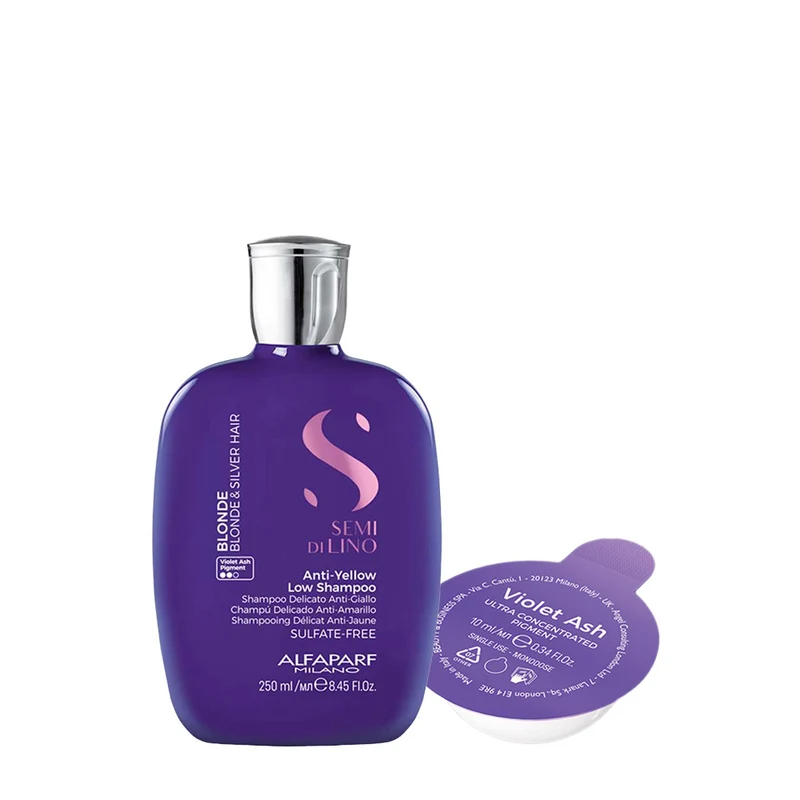 Alfaparf Milano Semi di Lino Blonde Anti Yellow 250ml Ultra Concetrated Pigment 10ml