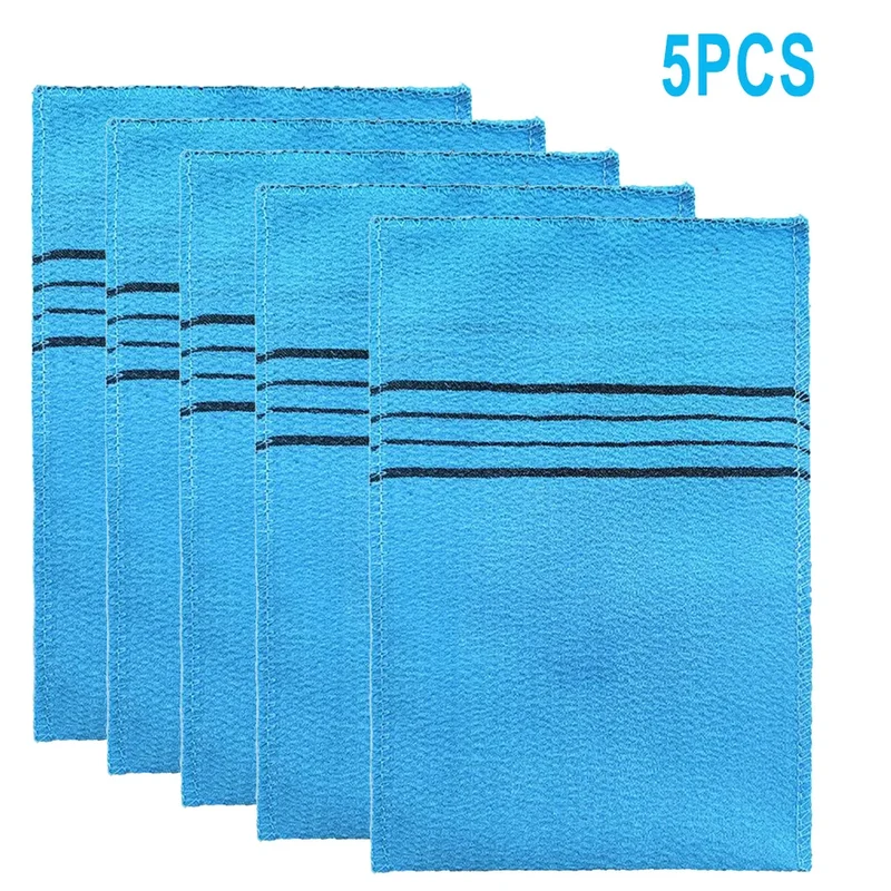Gants Exfoliants Douche – Lot de 5 Colorés