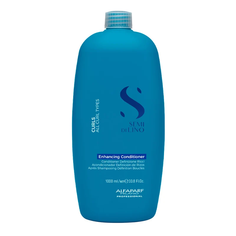Alfaparf Milano Semi di Lino Curls Conditioner 1000ml - après-shampoing cheveux bouclés
