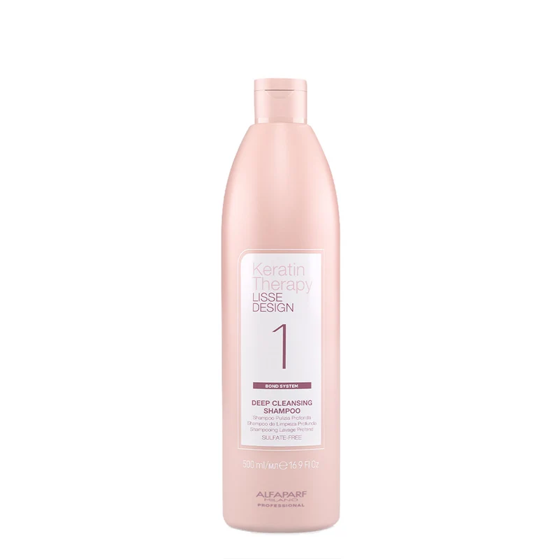 Alfaparf Milano Keratin Therapy Lisse Design Deep Cleasing Shampoo 500ml - shampoo lissant