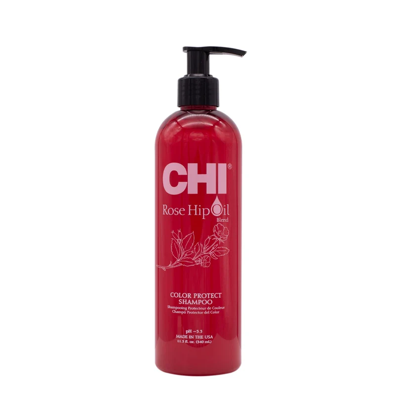 CHI Rose Hip Oil Protecting Shampoo 340ml - shampooing protecteur