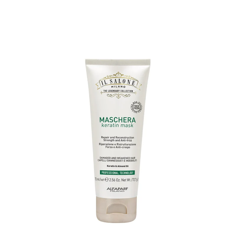 Il Salone Milano Keratin Mask 75ml - masque pour cheveux abîmés et fragilisés
