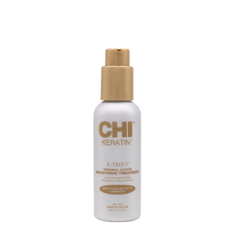 CHI Keratin K-Trix 5 Thermal Active Smoothing Treatment 116ml - sérum lissant anti-frisottis