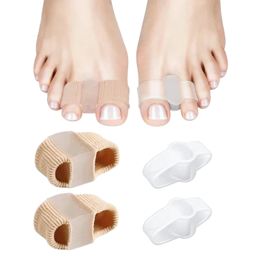 4x Séparateurs d'orteils Spécial Hallux Valgus