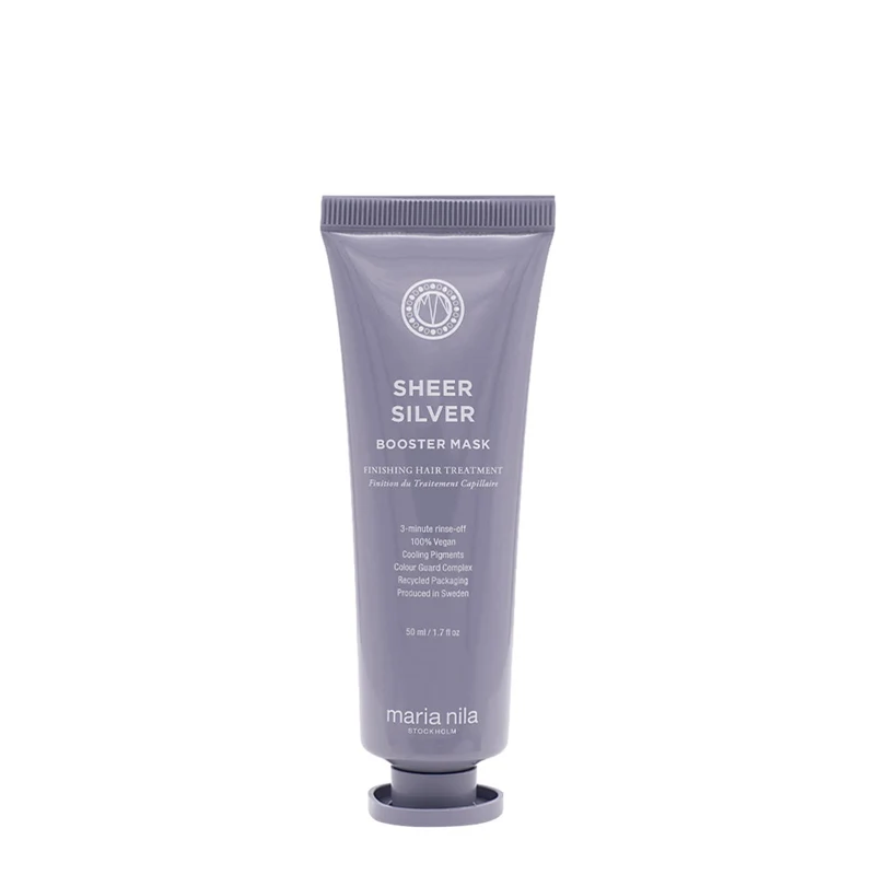 Maria Nila Sheer Silver Booster Masque 50ml - masque antijaunissement
