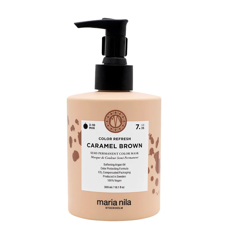 Maria Nila Colour Refresh Caramel Brown 300ml - masque de couleur