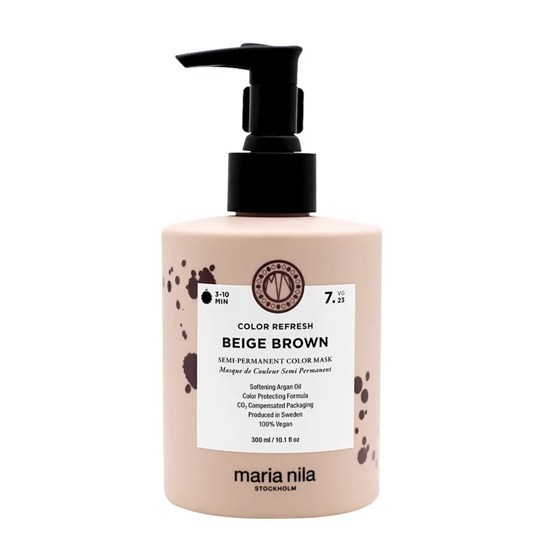 Maria Nila Colour Refresh Beige Brown 300ml - masque de couleur
