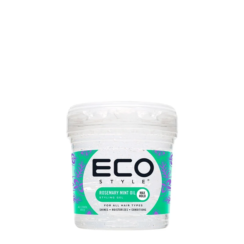 Eco Style Rosemary Mint Oil Styling Gel Max Hold 237ml - gel tenue forte
