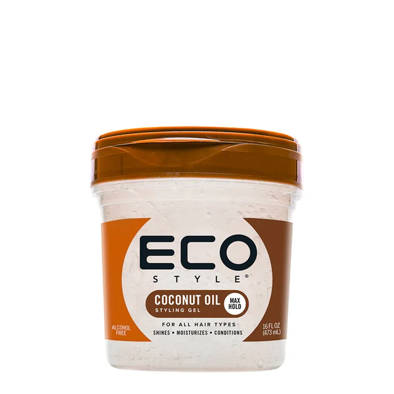 Eco Style Coconut Oil Styling Gel Max Hold 473ml - gel tenue forte