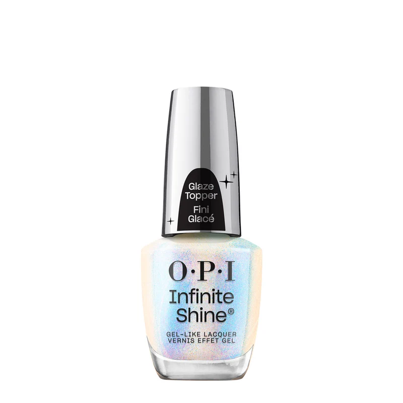 OPI Infinite Shine Glaze Toppers Holo and Behold 15ml - topper bleu violet