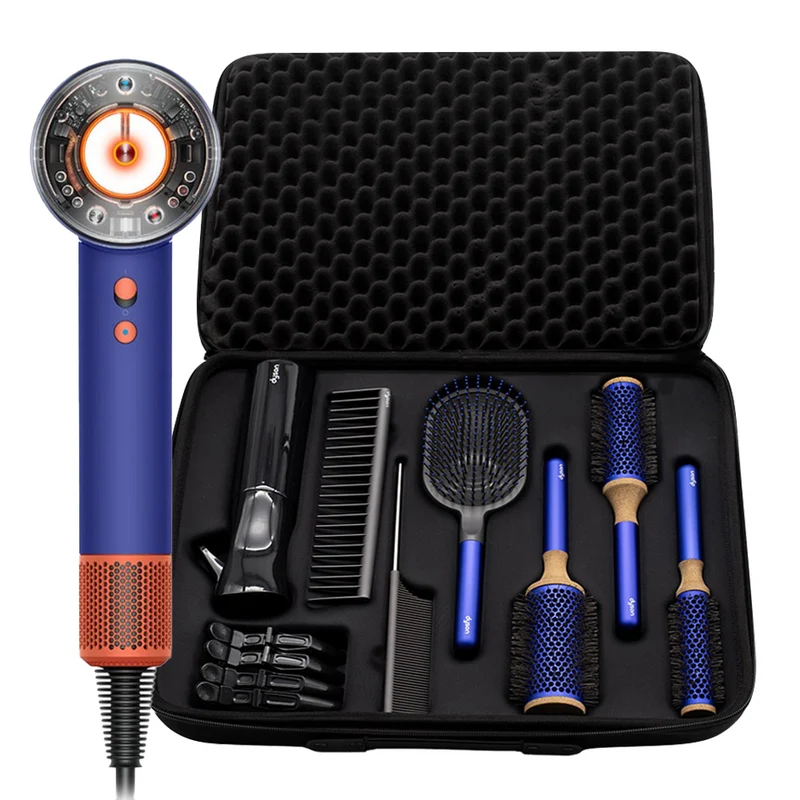 Dyson Supersonic Nural Phon Pervinca/Tangerine + Kit Brosses Professionnelles OFFERT