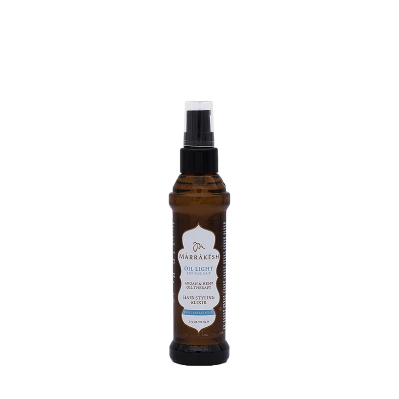 Marrakesh Fine Hair X Oil Light Hair Styling Elixir 60ml - Huile Hydratante Légère Pour Les Cheveux Fins