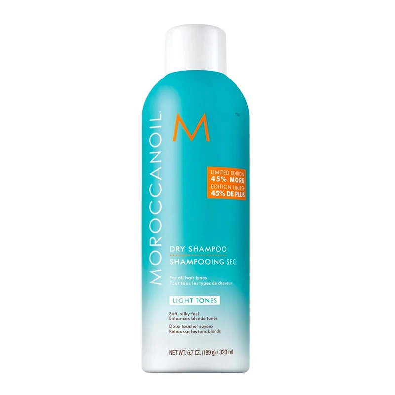 Moroccanoil Dry Shampoo Light Tones Limited Edition 323ml - shampoo a secco capelli chiari +45% gratis