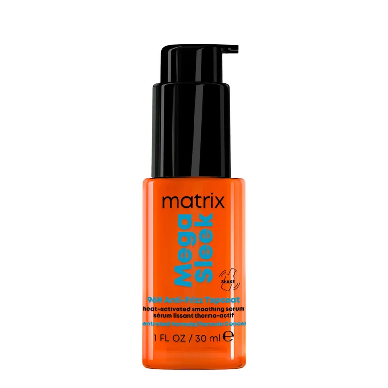 Matrix Haircare Mega Sleek 96h Anti-Frizz Topcoat 30ml - sérum anti-frisottis thermoprotecteur