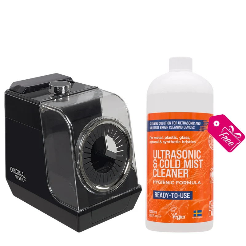 Original Best Buy Hygiene Plus Brush and Clipper Cleaner + Ultrasonic & Cold Mist Cleaner 1000ml OMAGGIO