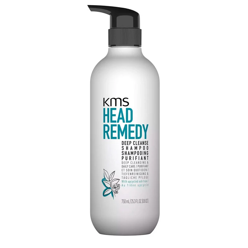 KMS Head Remedy Deep Cleanse Shampoo 750ml - shampooing nettoyage profond