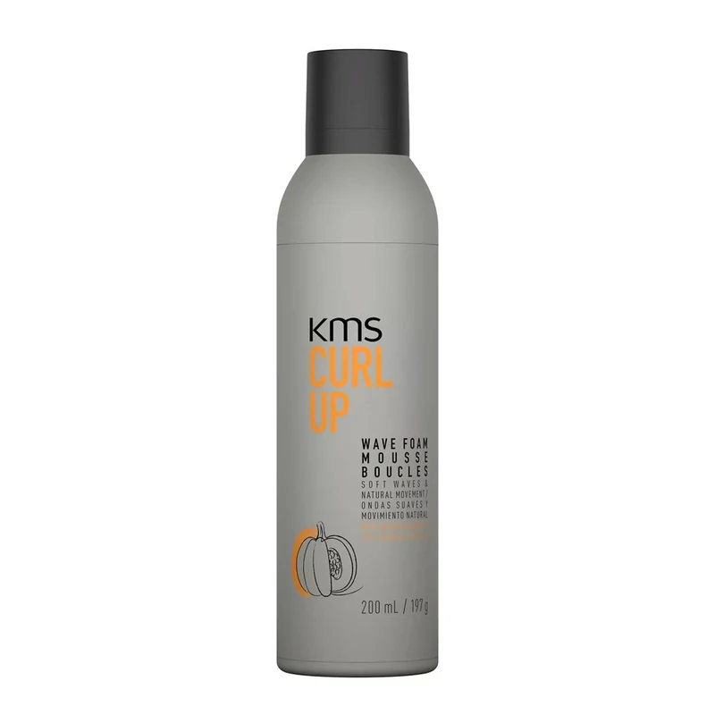 KMS Curl Up Wave Foam 200ml - mousse définition vagues