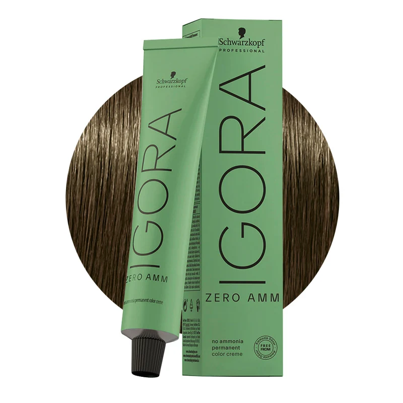 Schwarzkopf Igora Zero Amm 6-31 Blond Foncé Mat Cendré 60ml - coloration permanente sans ammoniaque