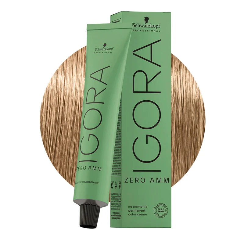 Schwarzkopf Professional Igora Zero Amm 8-0 Blond Clair Naturel 60ml - coloration permanente sans ammoniaque