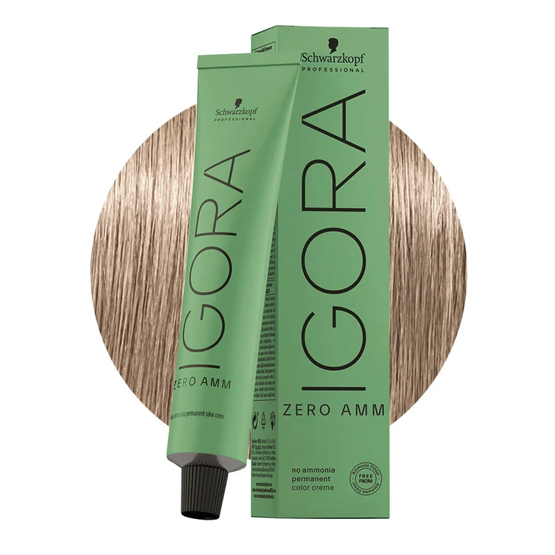 Schwarzkopf Igora Zero Amm 9-1 Blond Très Clair Cendré 60ml - coloration permanente sans ammoniaque
