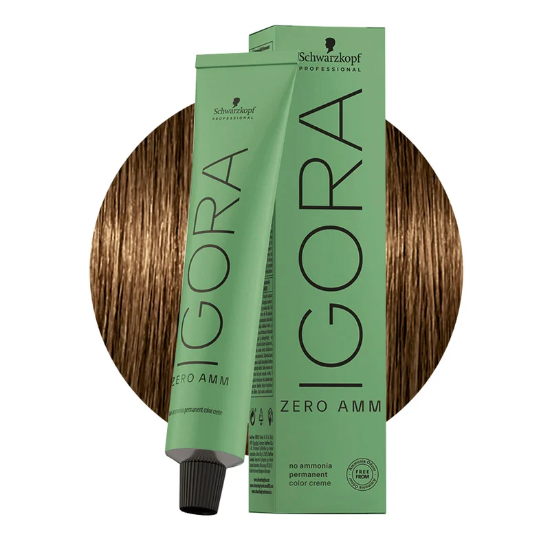 Schwarzkopf Igora Zero Amm 6-46 Blond Foncé Beige Chocolat 60ml - coloration permanente sans ammoniaque