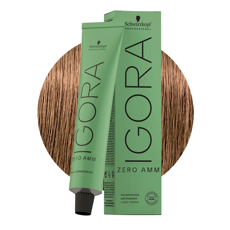 Schwarzkopf Igora Zero Amm 7-50 Blond Moyen Doré Naturel 60ml - coloration permanente sans ammoniaque