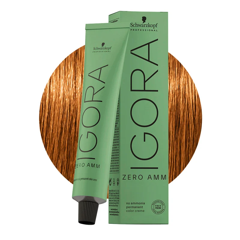 Schwarzkopf Igora Zero Amm 7-67 Blond Moyen Chocolat Cuivre 60ml - coloration permanente sans ammoniaque