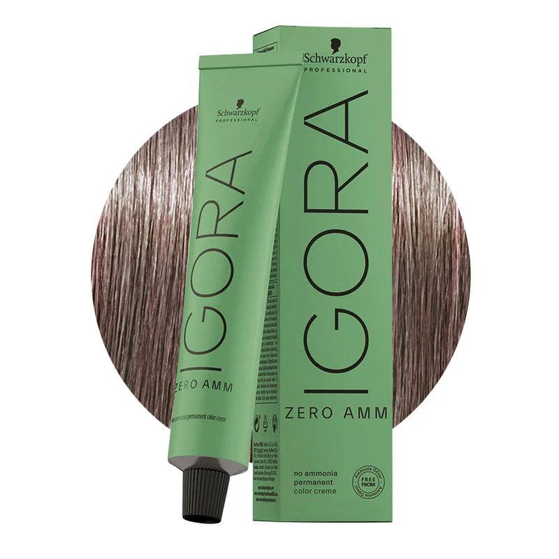 Schwarzkopf Igora Zero Amm 8-19 Blond Clair Cendré Violet 60ml - coloration permanente sans ammoniaque
