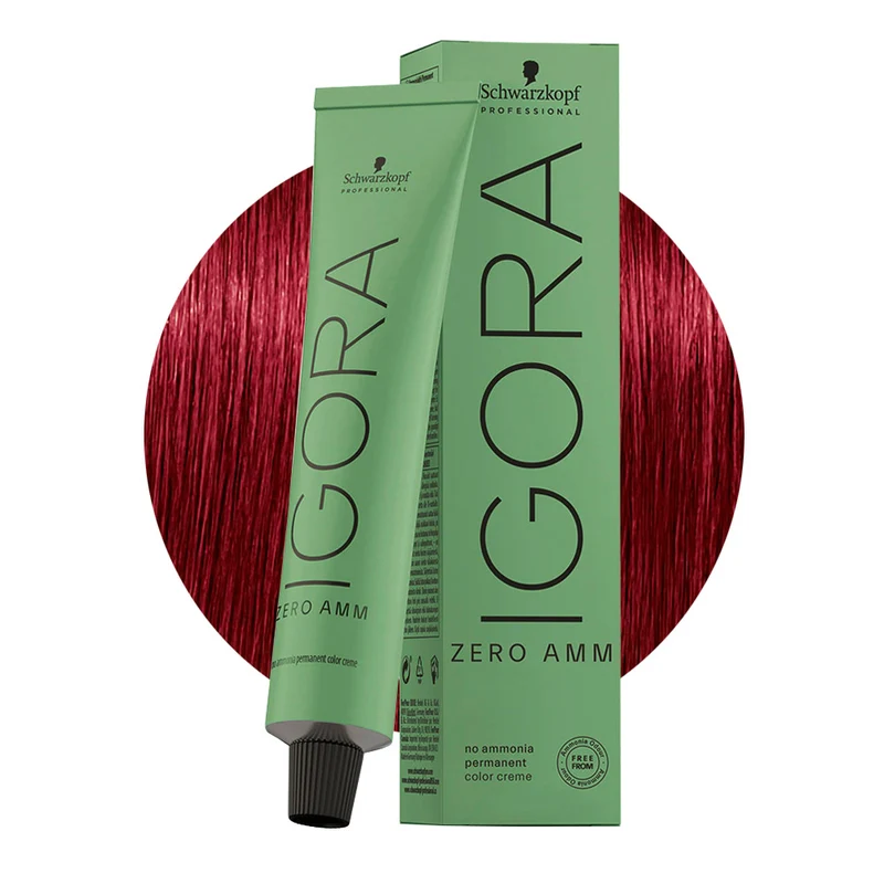 Schwarzkopf Igora Zero Amm 5-88 Brun Rouge Clair Extra 60ml - coloration permanente sans ammoniaque