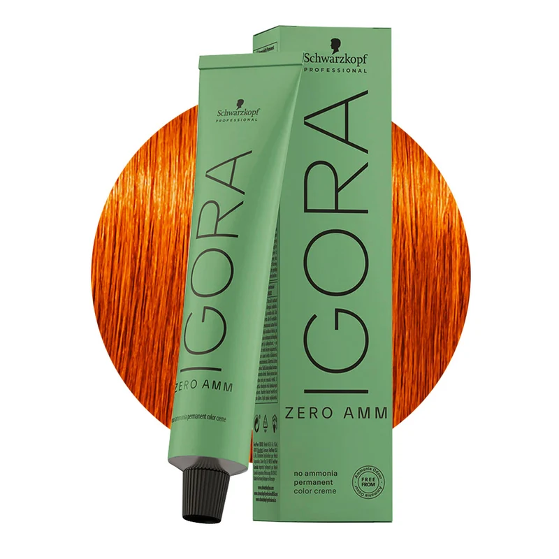 Schwarzkopf Igora Zero Amm 7-77 Blond Moyen Cuivré Extra 60ml - coloration permanente sans ammoniaque