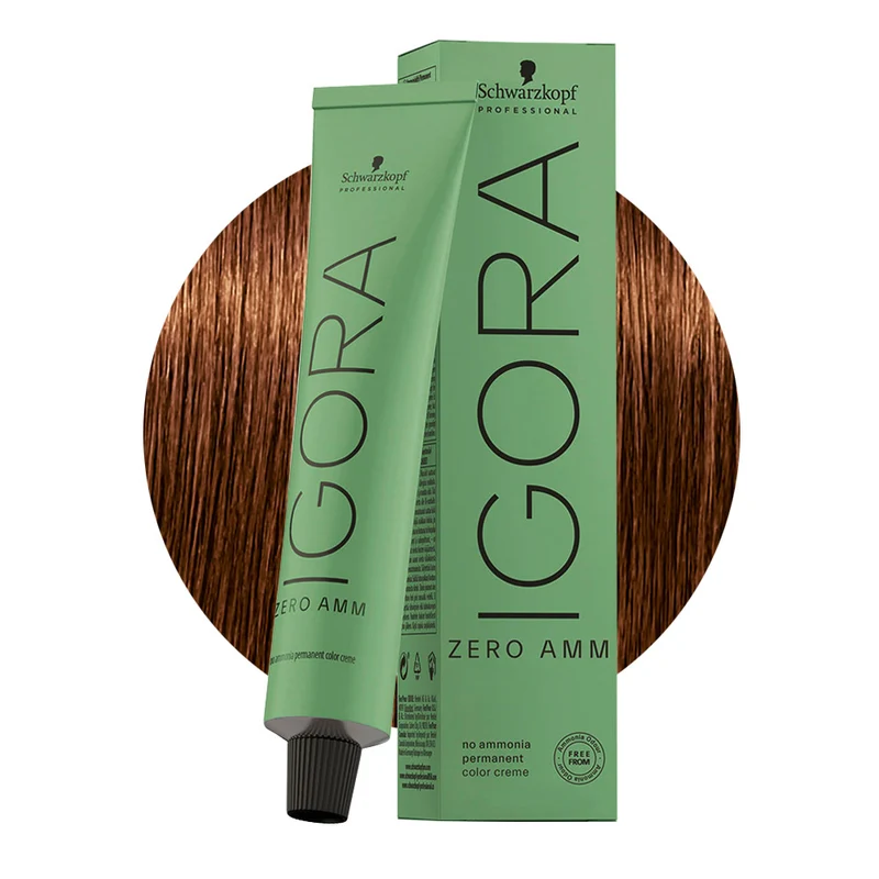 Schwarzkopf Igora Zero Ammonia 5-67 Brun Clair Chocolat Cuivré 60ml - coloration permanente sans ammoniaque