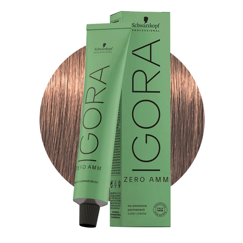 Schwarzkopf Igora Zero Amm 8-46 Blond Clair Beige Chocolat 60ml - coloration permanente sans ammoniaque