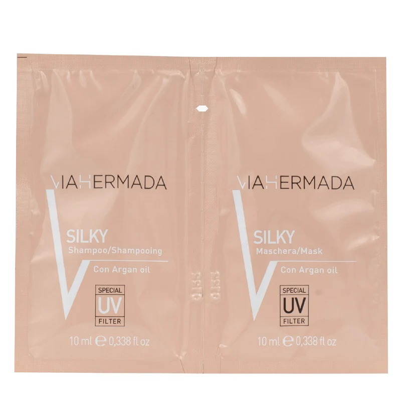 VIAHERMADA Silky Oil Shampoo + Mask 10+10 ml GRATUIT
