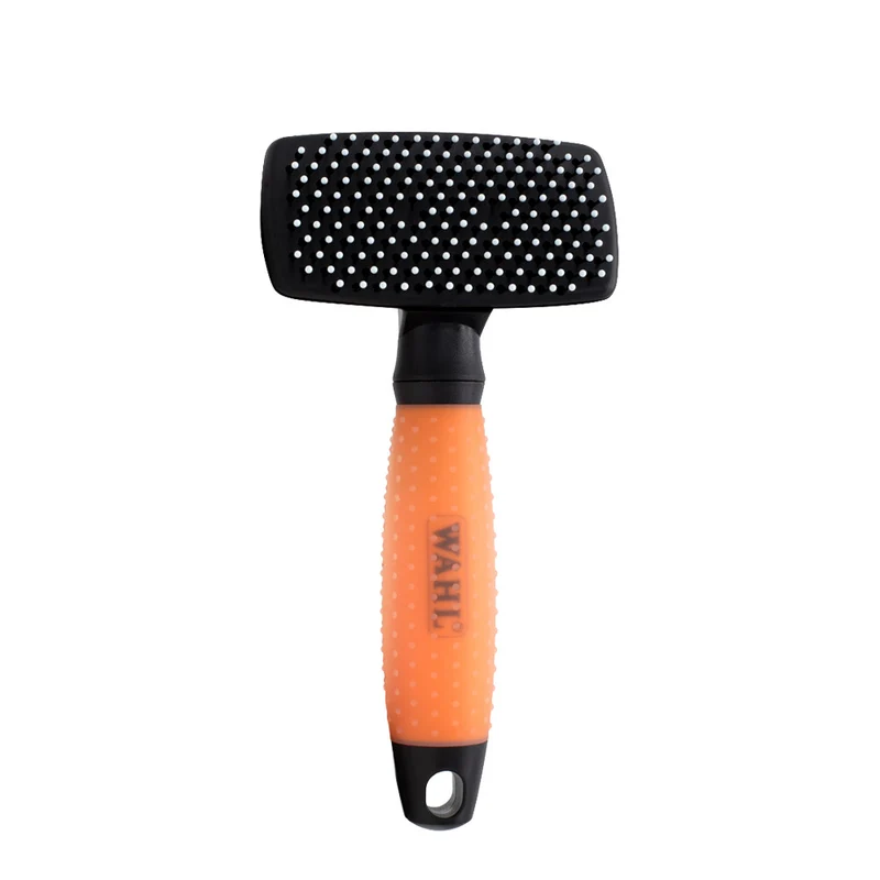 Wahl Pro Pet Small Self-Clean Nylon Slicker Brush - brosse autonettoyante poils nylon
