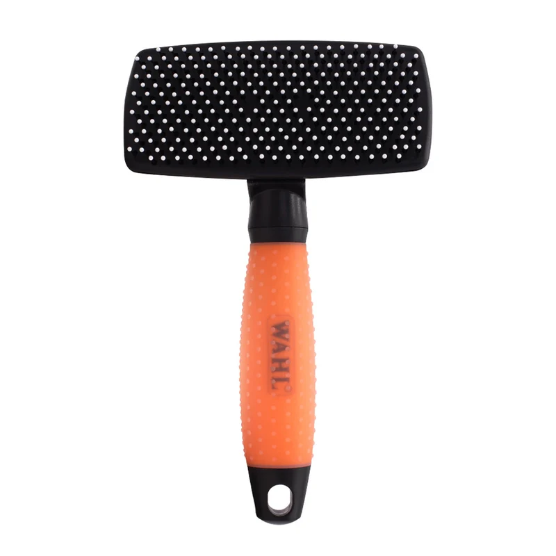Wahl Pro Pet Large Self-Clean Nylon Slicker Brush - brosse grande autonettoyante poils nylon