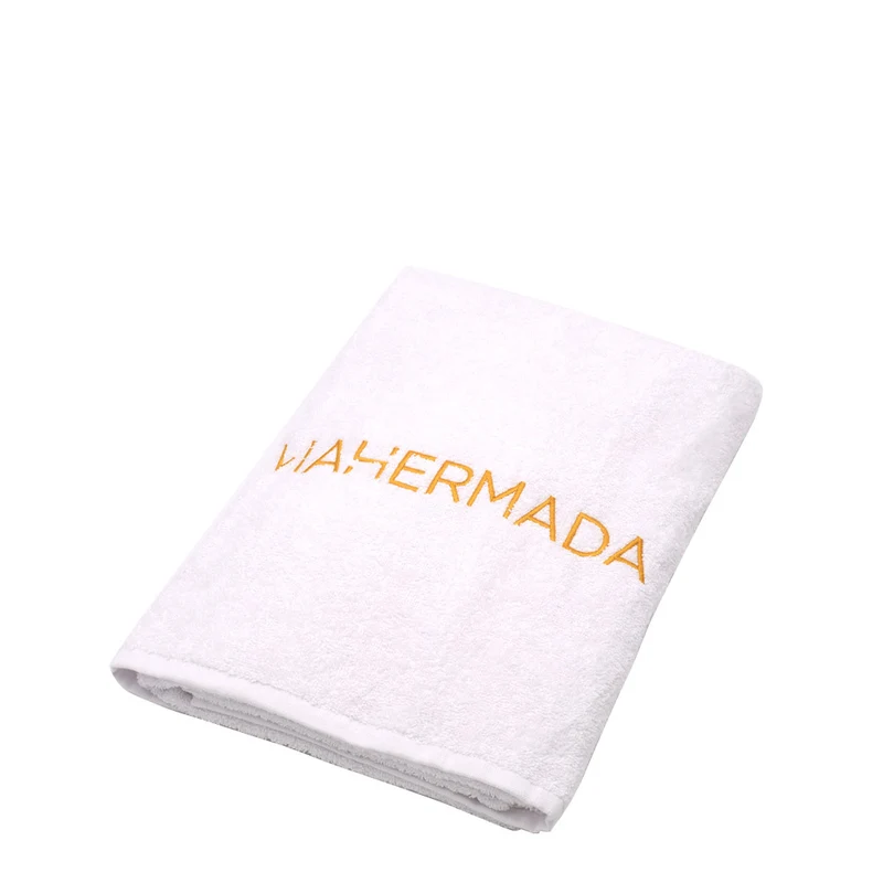 VIAHERMADA Serviette de Plage Blanche EN CADEAU