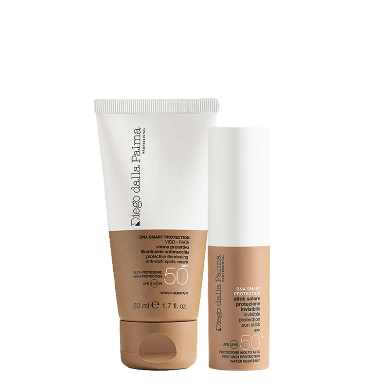 Diego dalla Palma Crème Illuminante Anti-taches Visage SPF50 50ml Stick SPF50+ Visage et Corps 8gr