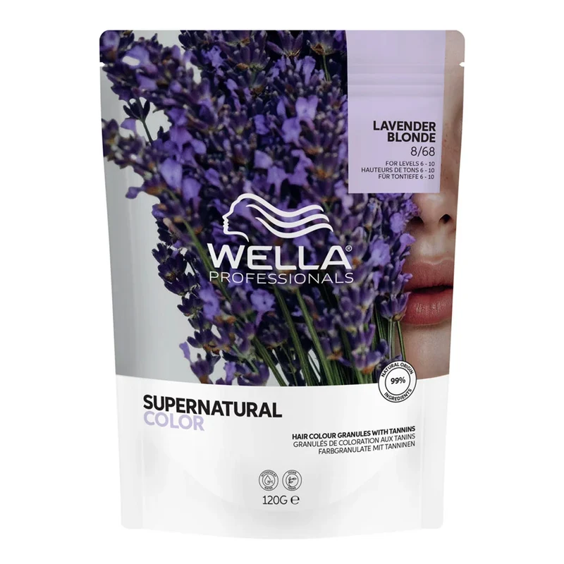 Wella Professionals Supernatural Color Lavender Blonde 8/68 120gr - coloration semi-permanente naturelle