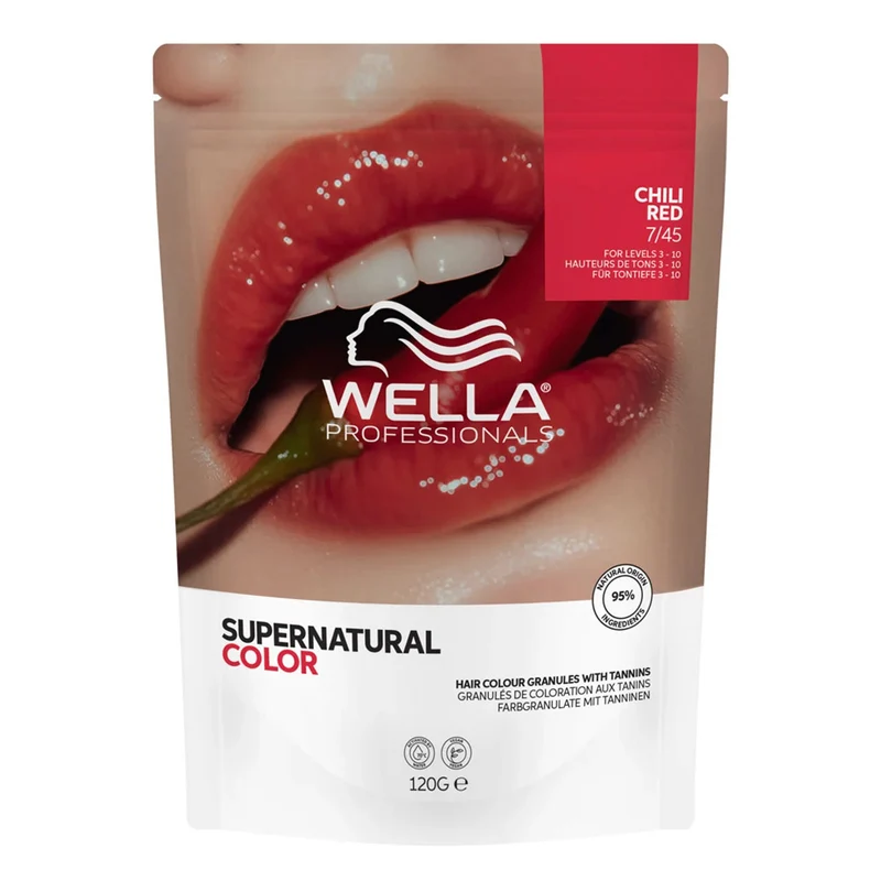 Wella Professionals Supernatural Color Chili Red 7/45 120gr - coloration semi-permanente naturelle