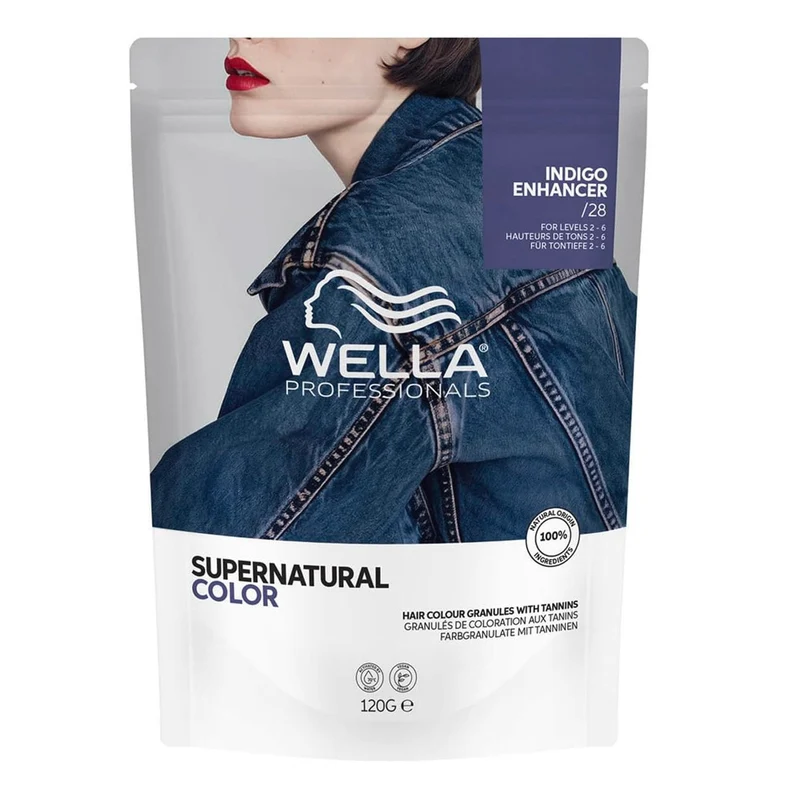 Wella Professionals Supernatural Color Indigo Enhancer /28 120gr - coloration semi-permanente naturelle