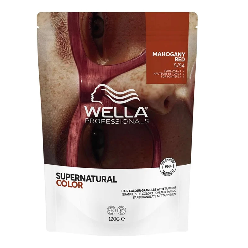 Wella Professionals Supernatural Color Mahogany Red 5/54 120gr - coloration semi-permanente naturelle