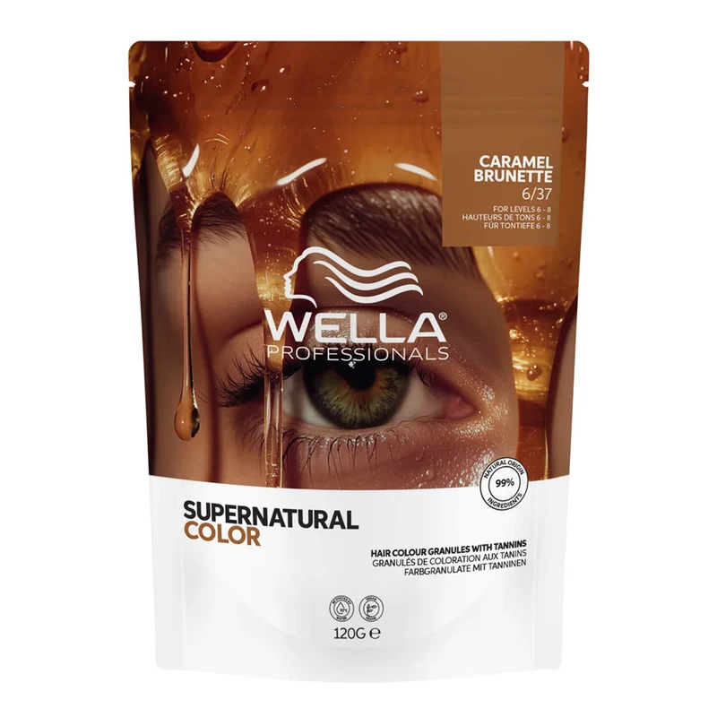 Wella Professionals Supernatural Color Caramel Brunette 6/37 120gr - coloration semi-permanente naturelle