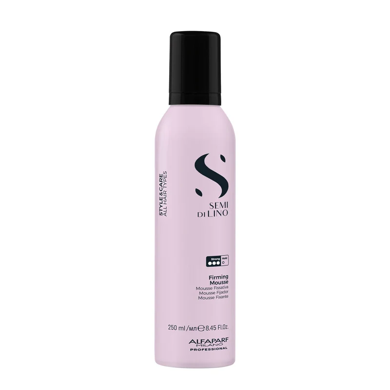 Alfaparf Milano Semi Di Lino Style&Care Firming Mousse 250ml - mousse fixatrice forte